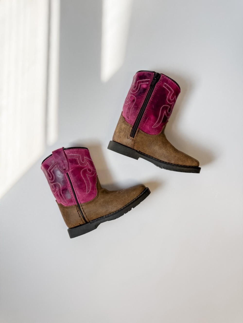 Shyanne Pink Western Boots Toddler (Size 8)